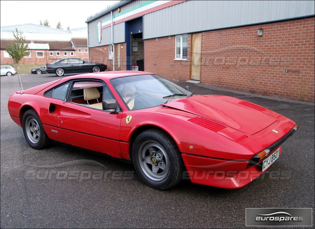 ferrari 308 (1981) gtbi/gtsi with 89,000 miles, being prepared for dismantling #1