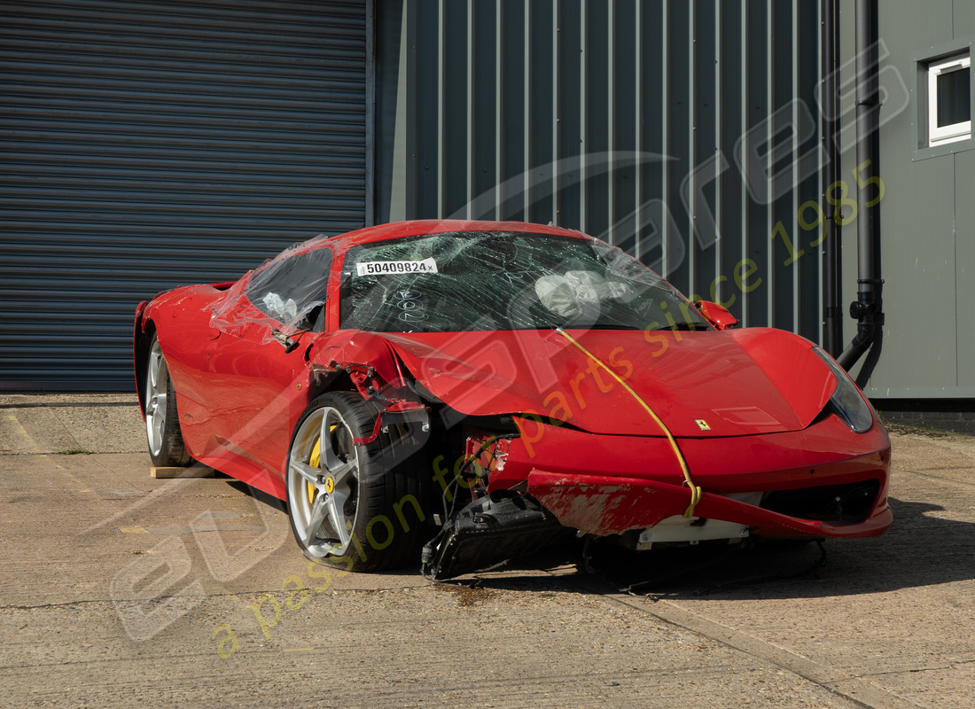 ferrari 458 italia (rhd) with less than 20k tbc, being prepared for dismantling #7