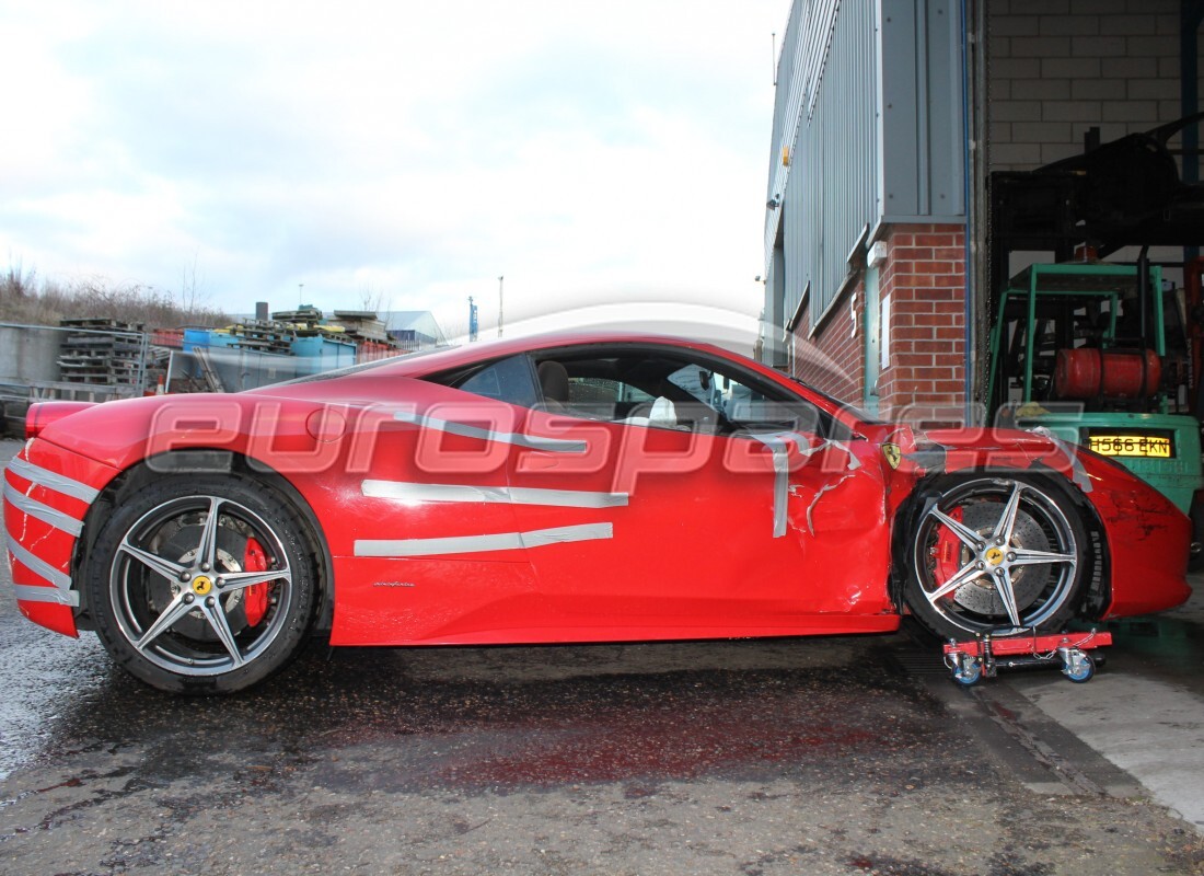 ferrari 458 italia (europe) with 42,651 kilometers, being prepared for dismantling #5