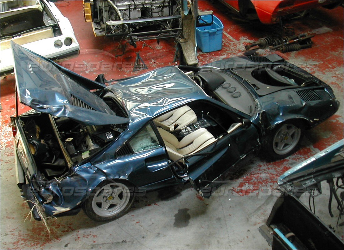 ferrari 308 gtb (1976) with 98,554 kilometers, being prepared for dismantling #6