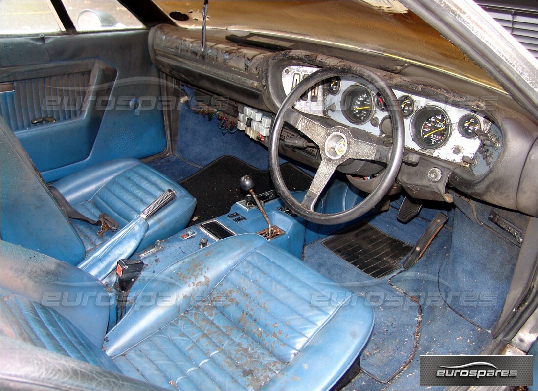 ferrari 308 gt4 dino (1976) with 26,000 miles, being prepared for dismantling #9