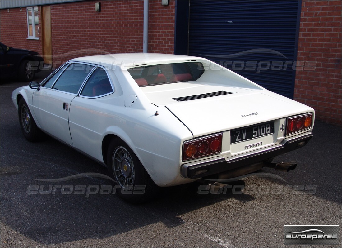 ferrari 308 gt4 dino (1976) with 68,108 miles, being prepared for dismantling #4