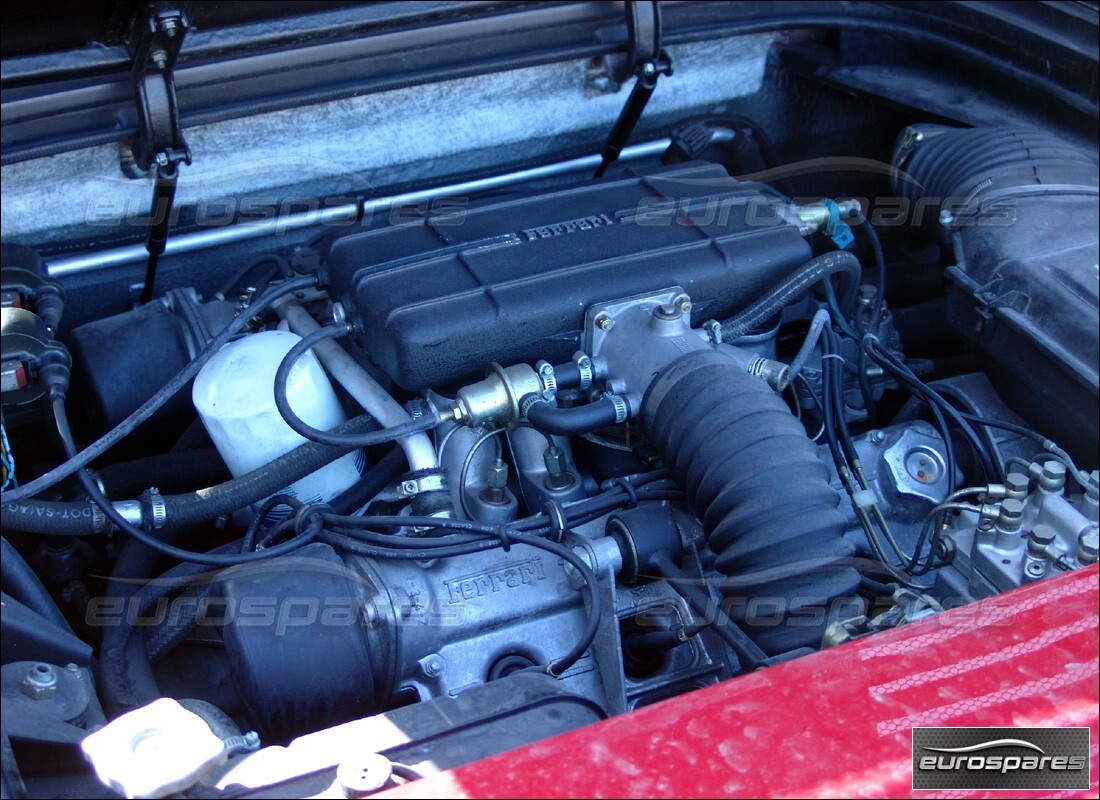 ferrari mondial 8 (1981) with 19,120 kilometers, being prepared for dismantling #6