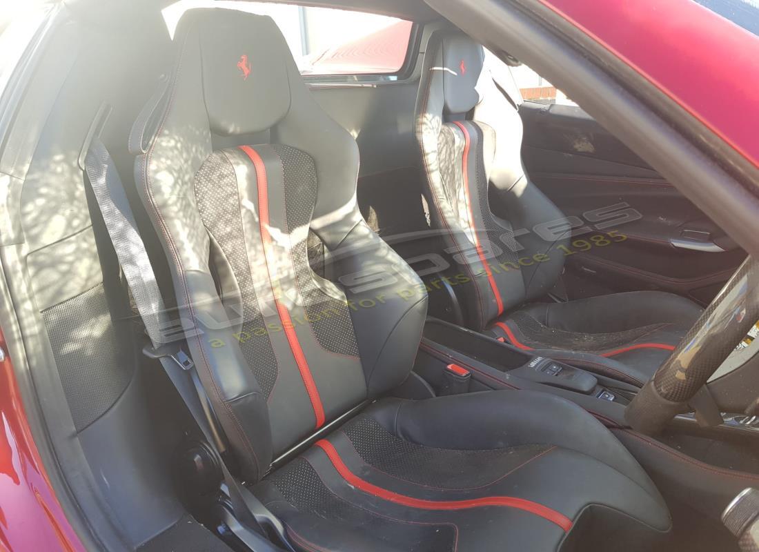 ferrari f8 spider with 940 miles, being prepared for dismantling #11