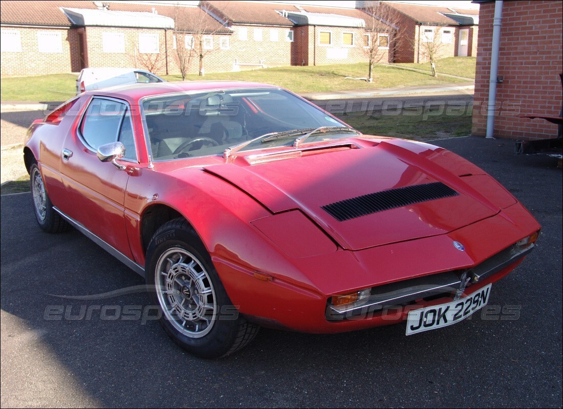 maserati merak 3.0 being prepared for dismantling at eurospares