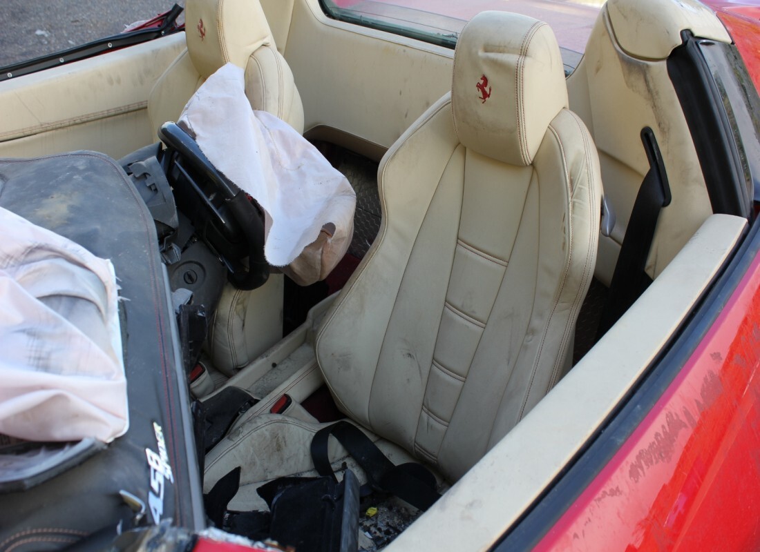 ferrari 458 spider (europe) with 869 miles, being prepared for dismantling #7