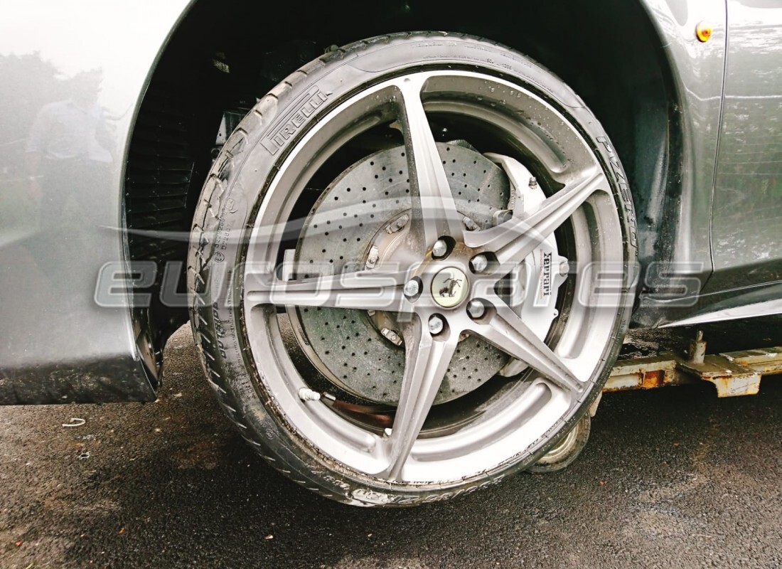 ferrari 458 spider (europe) with 6,190 miles, being prepared for dismantling #7