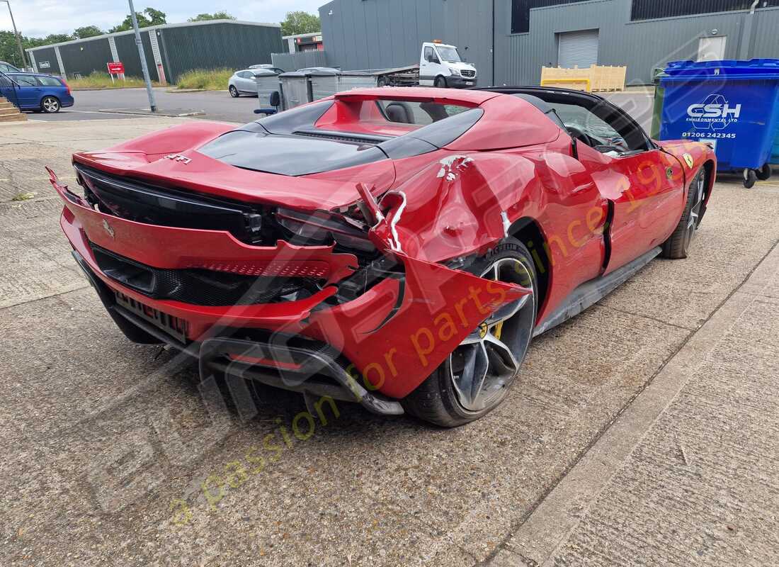 ferrari 296 gts with 2525 miles, being prepared for dismantling #5