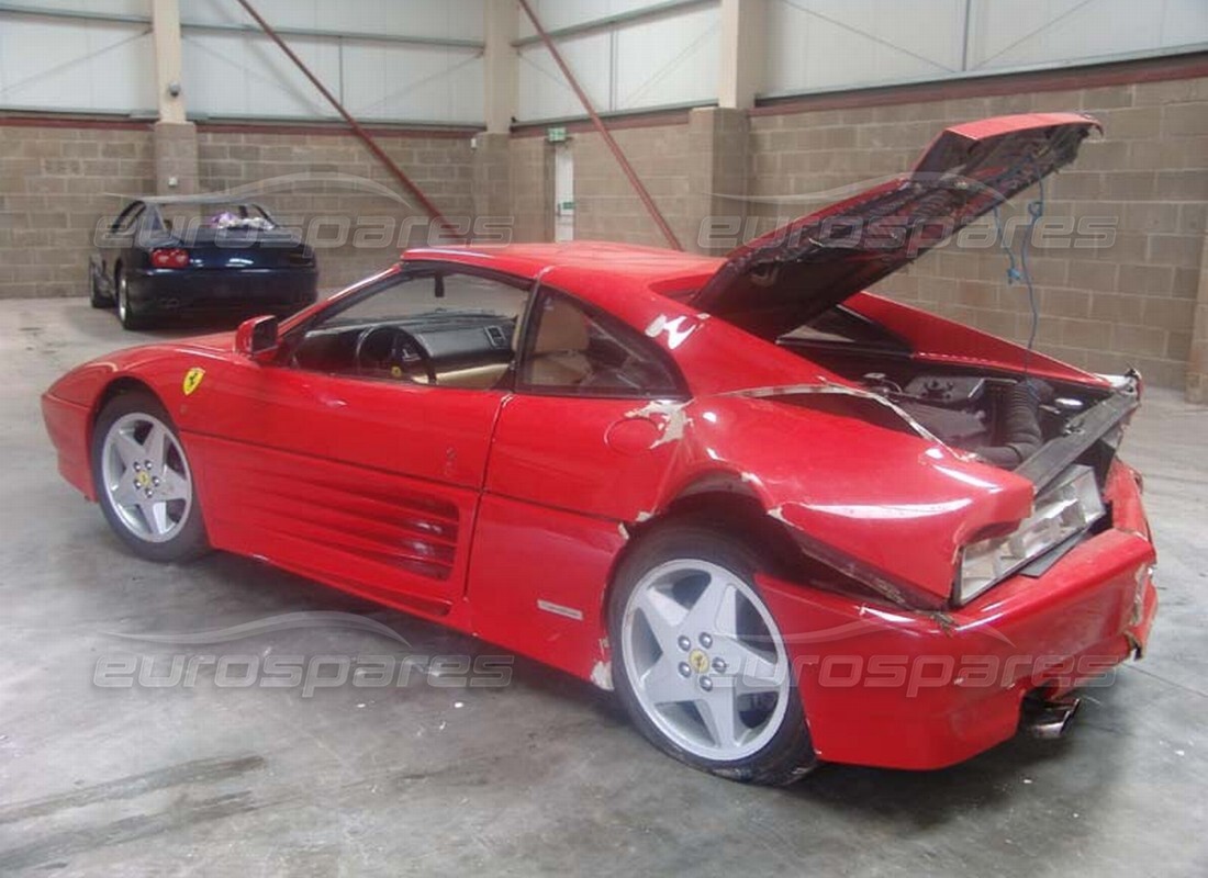 ferrari 348 (1993) tb / ts being prepared for dismantling at eurospares