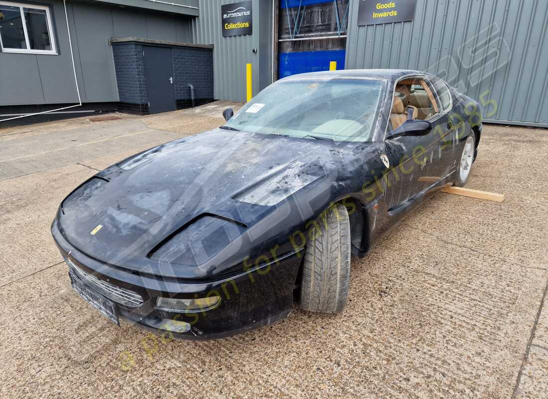 ferrari 456 gt/gta being prepared for dismantling at eurospares