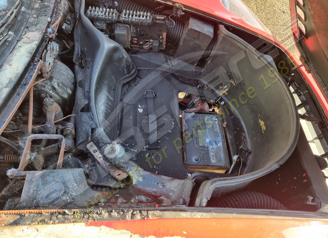 ferrari 246 dino (1975) with 58,145 miles, being prepared for dismantling #24