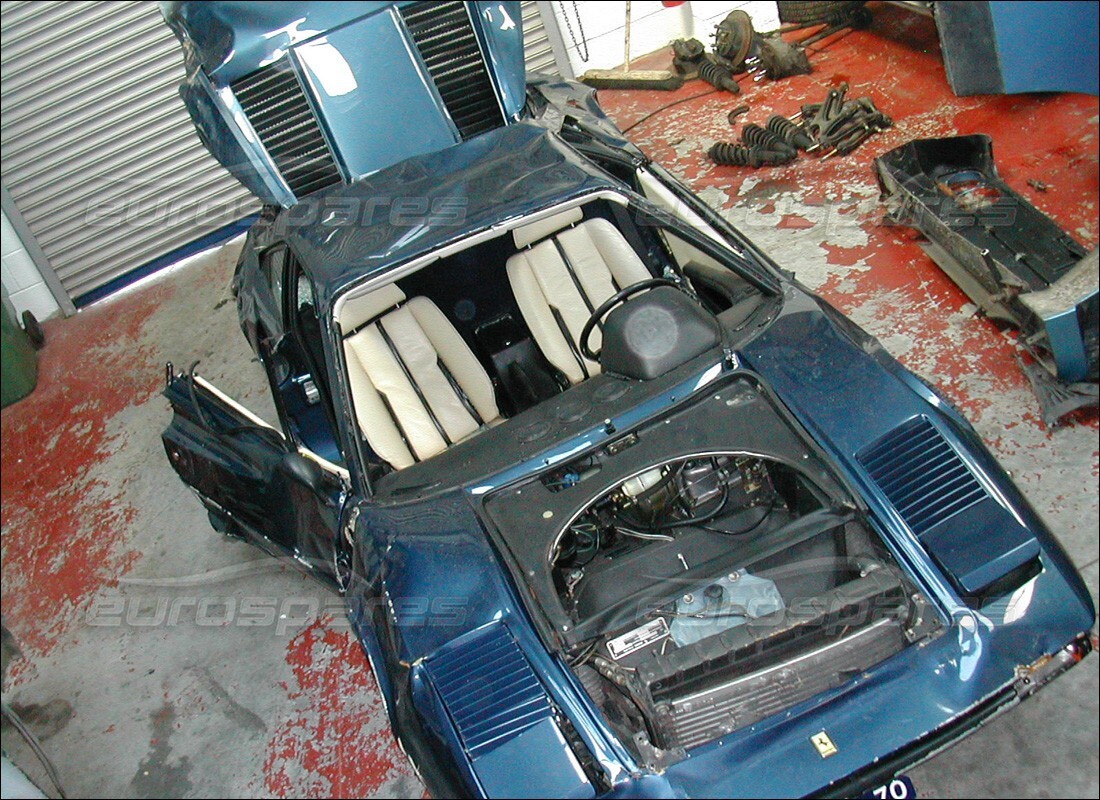 ferrari 308 gtb (1976) with 98,554 kilometers, being prepared for dismantling #3