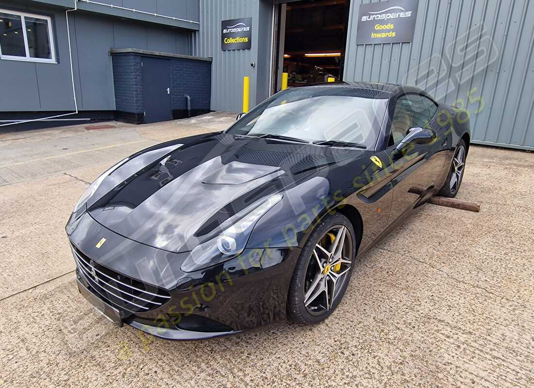 ferrari california t (rhd) being prepared for dismantling at eurospares