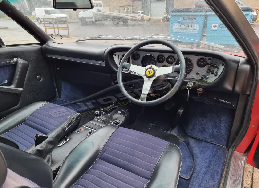 ferrari 308 gt4 dino (1979) with 33,479 miles, being prepared for dismantling #12