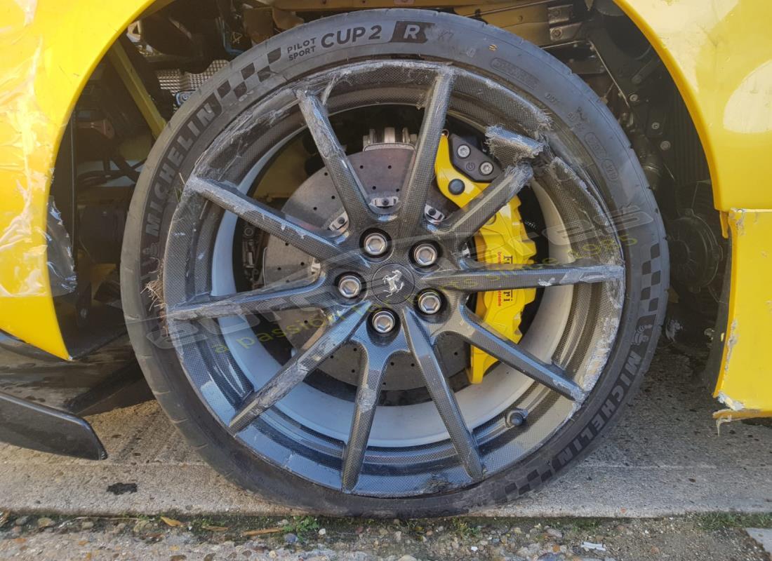 ferrari 488 pista with 482 miles, being prepared for dismantling #15