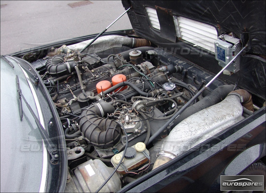 ferrari 400i (1983 mechanical) with 63,579 miles, being prepared for dismantling #7