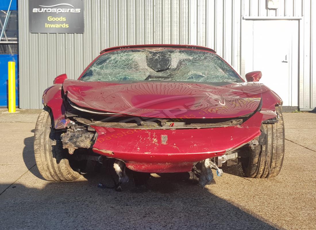 ferrari f8 spider with 940 miles, being prepared for dismantling #9