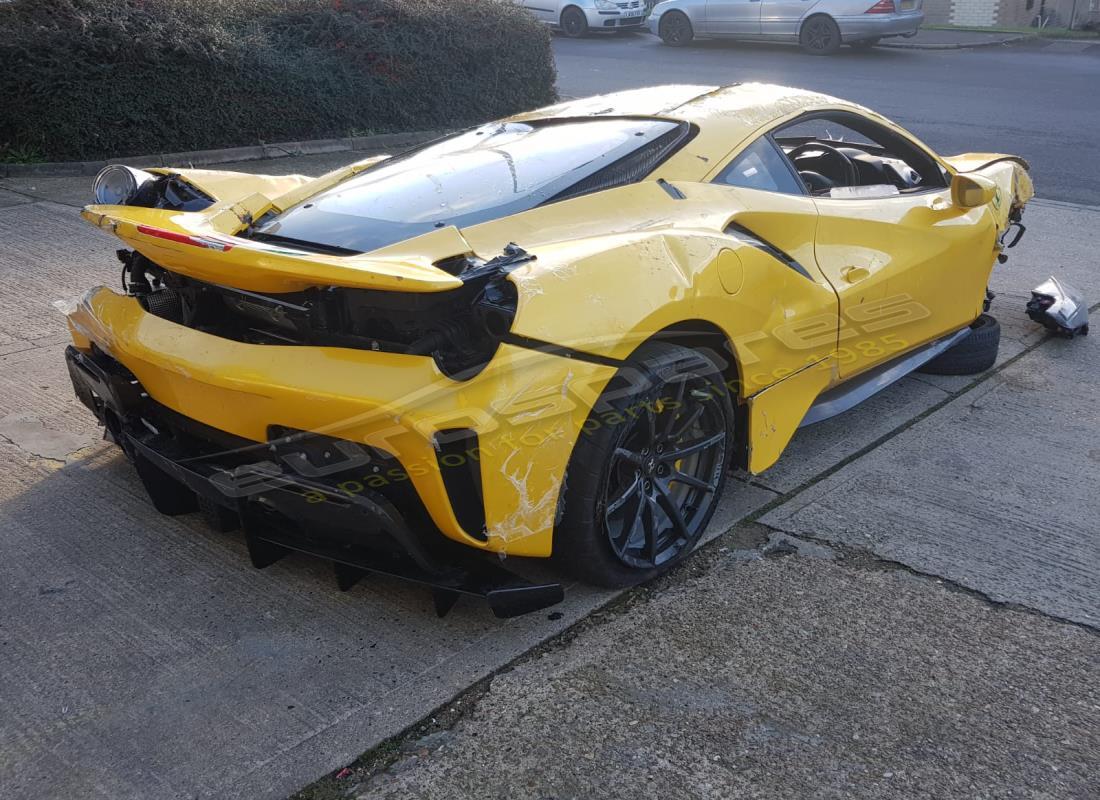 ferrari 488 pista with 482 miles, being prepared for dismantling #5