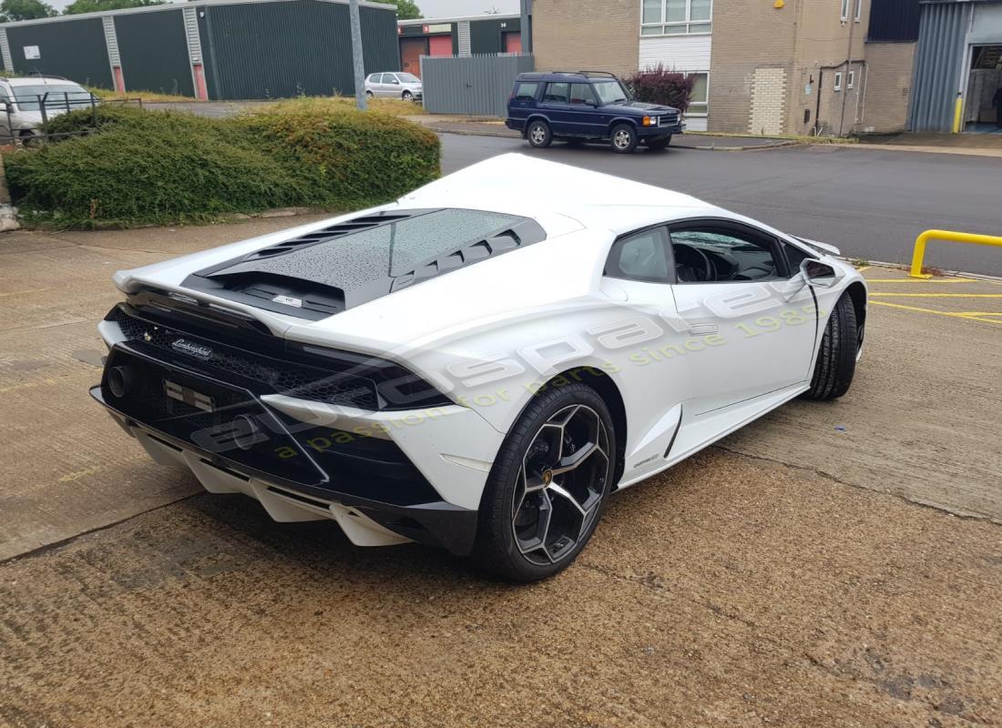 lamborghini evo coupe (2020) with 5,552 miles, being prepared for dismantling #5