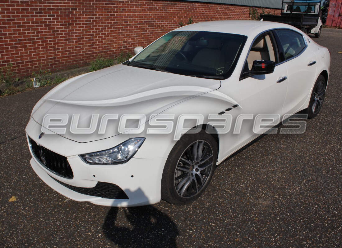 maserati ghibli (2014) with 6,087 miles, being prepared for dismantling #1