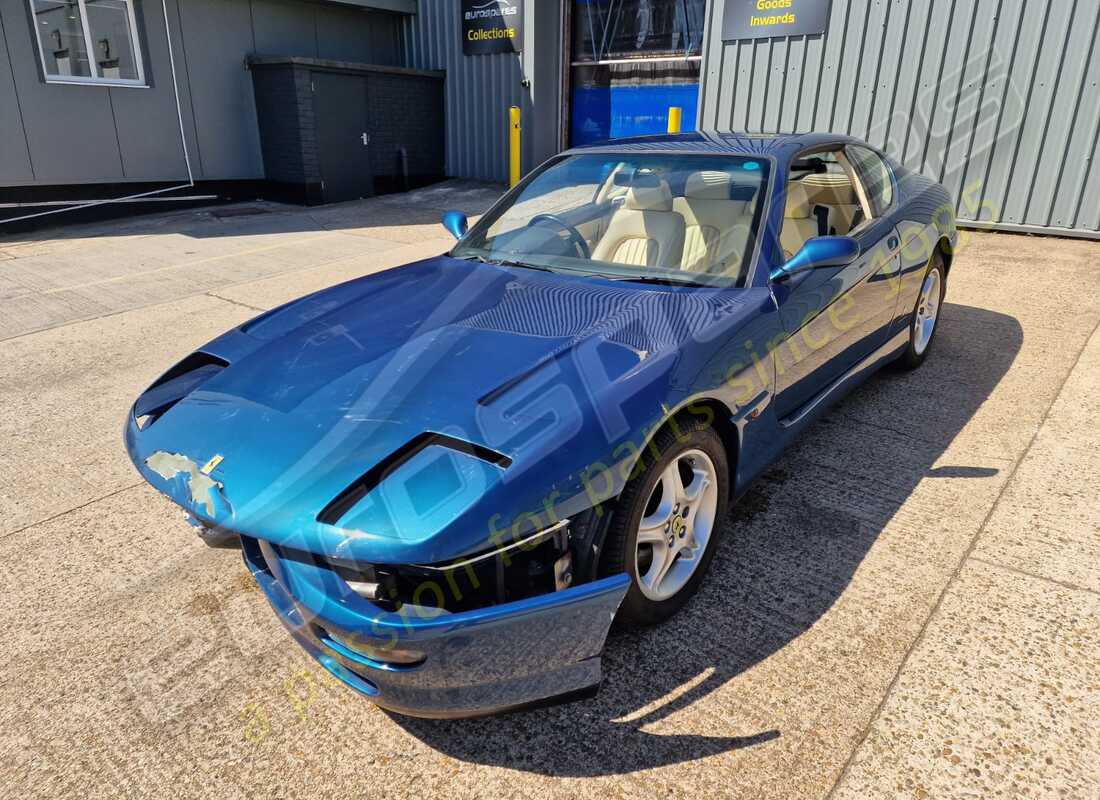 ferrari 456 gt/gta being prepared for dismantling at eurospares