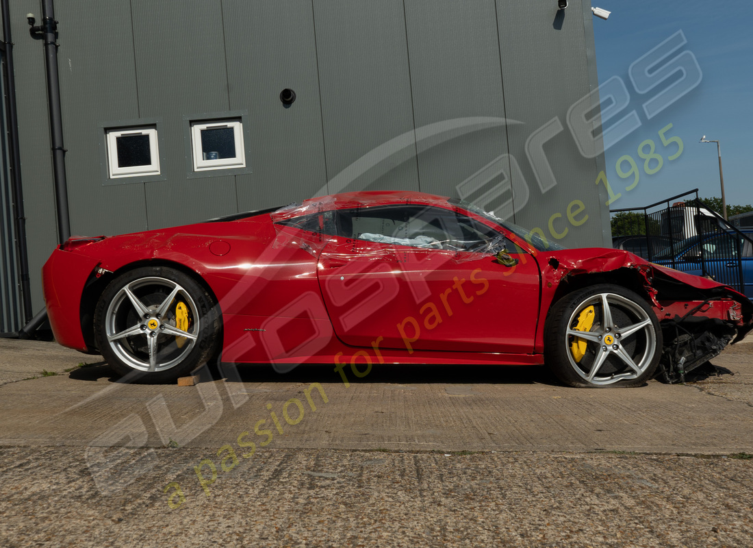 ferrari 458 italia (rhd) with less than 20k tbc, being prepared for dismantling #6