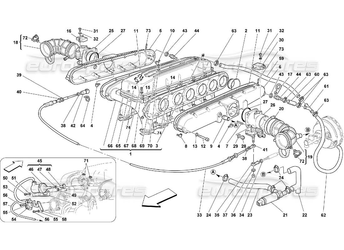 part diagram containing part number 324050