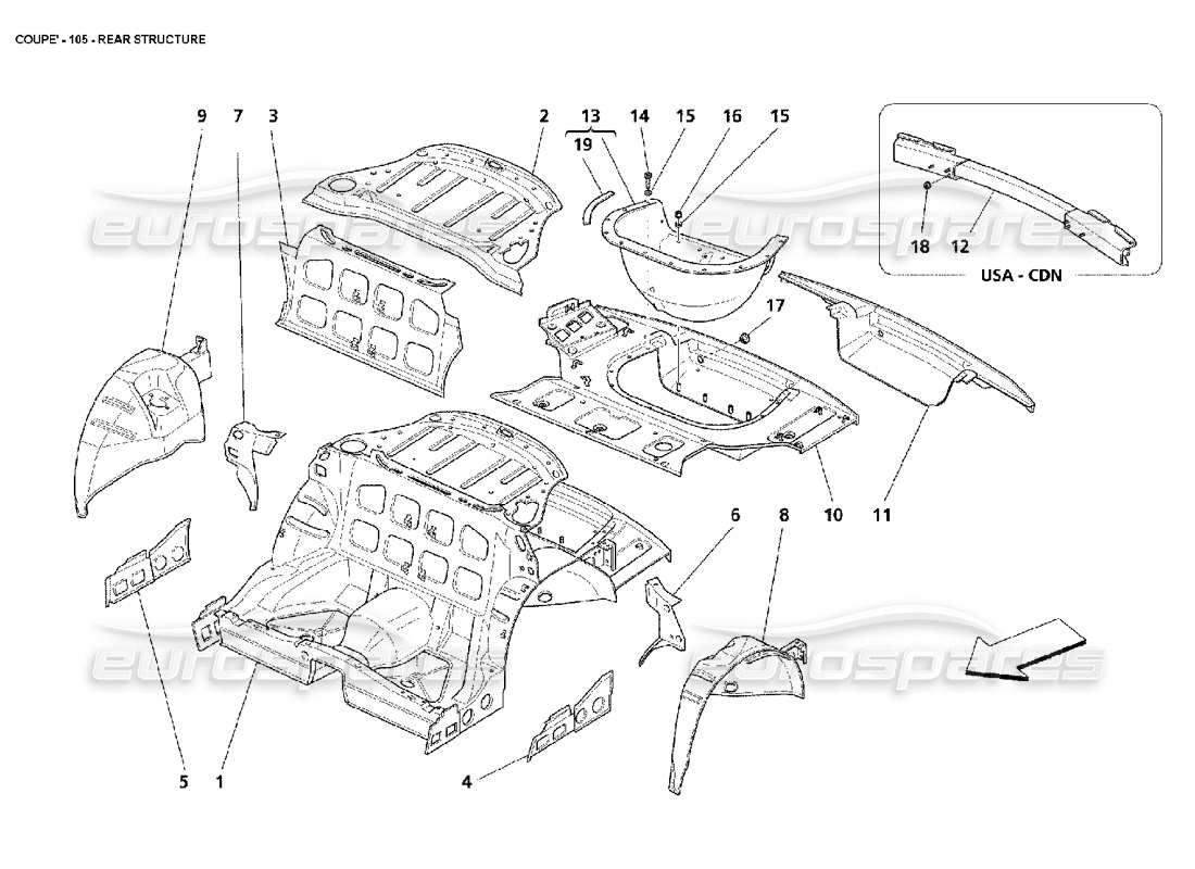 part diagram containing part number 980138003