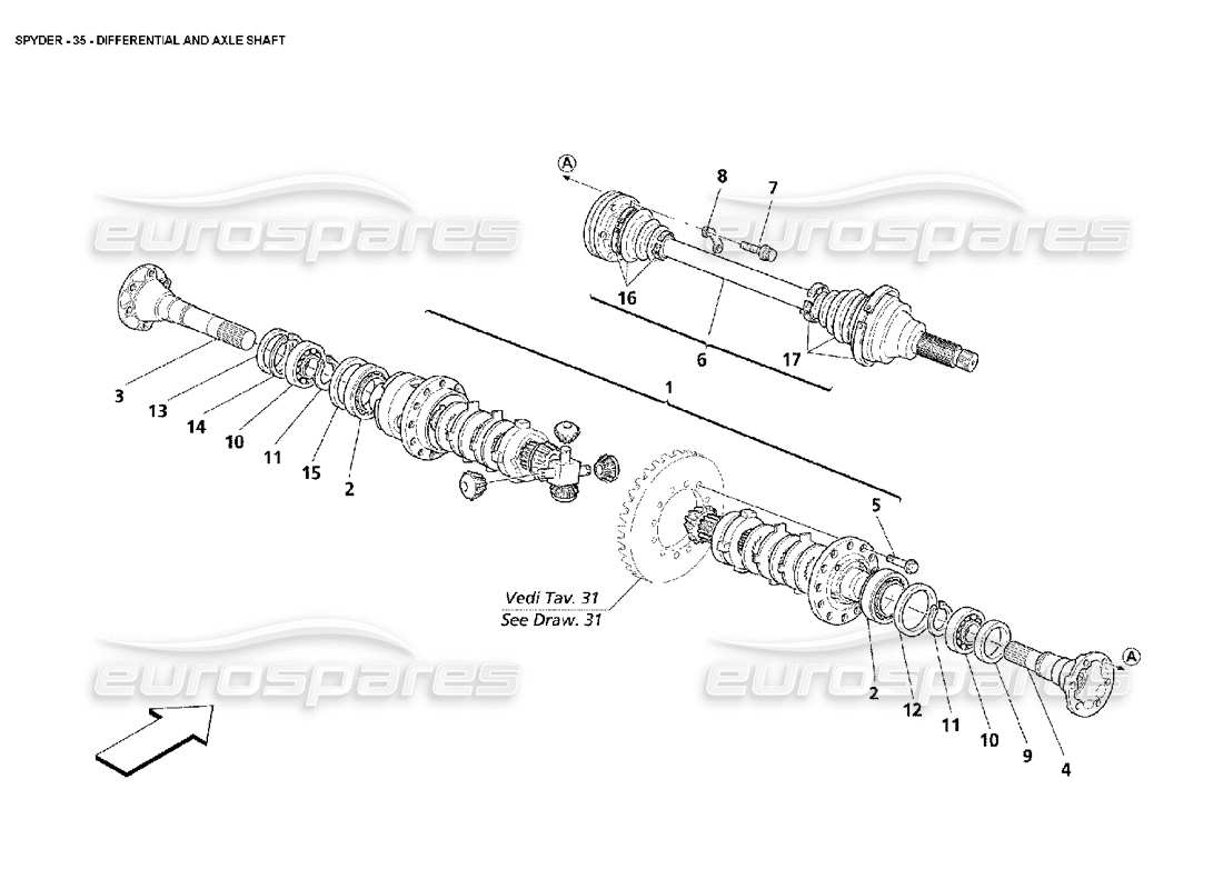 part diagram containing part number 185722