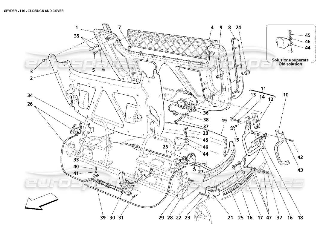 part diagram containing part number 980001080