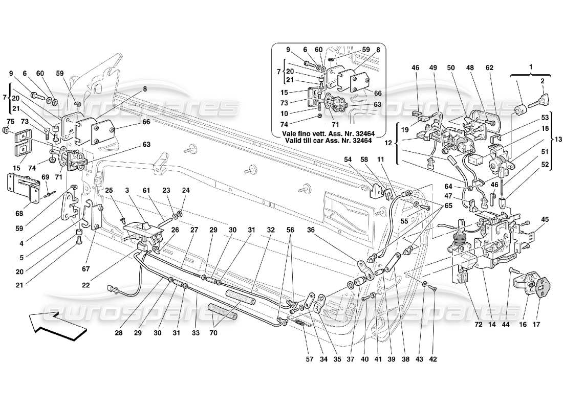 part diagram containing part number 164514