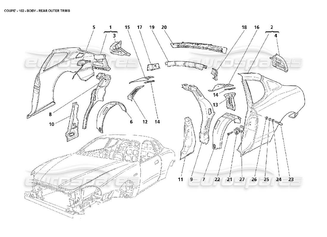 part diagram containing part number 980138022