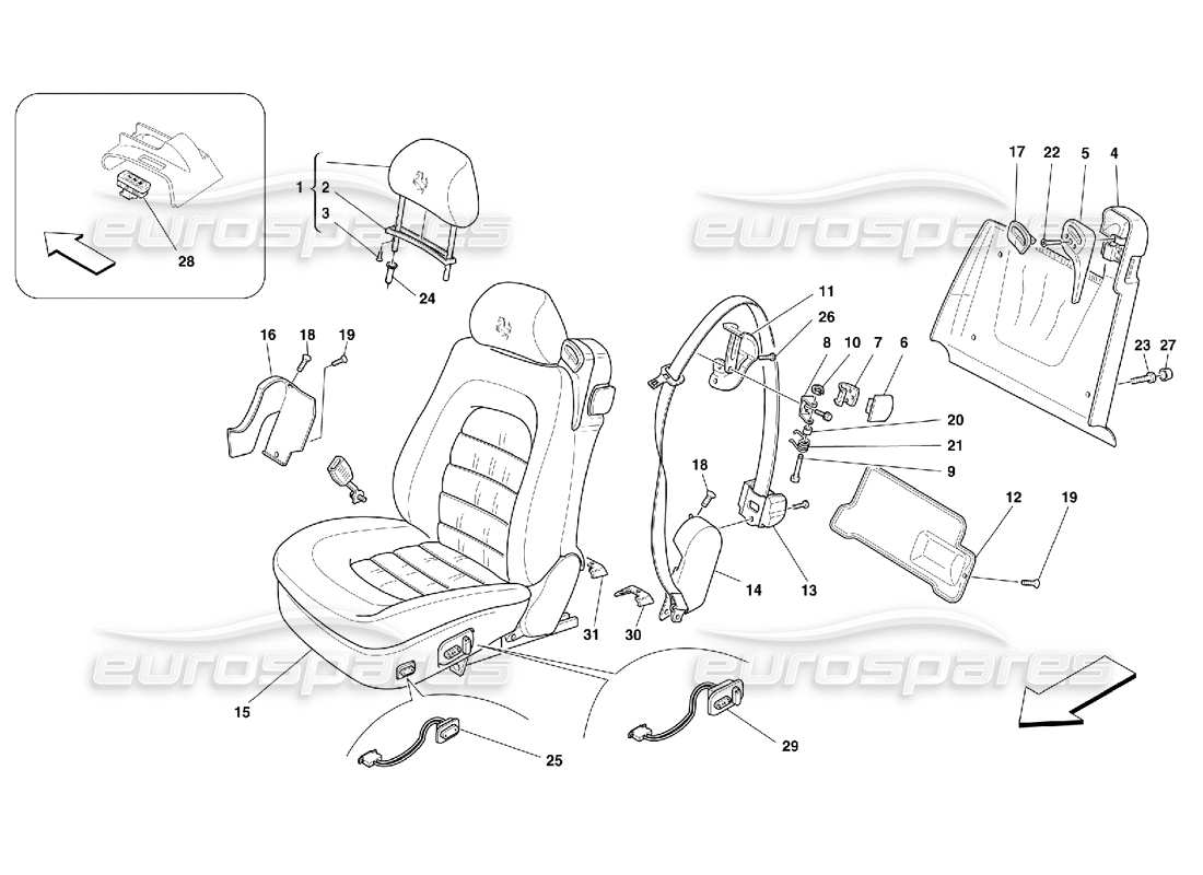 part diagram containing part number 13309277