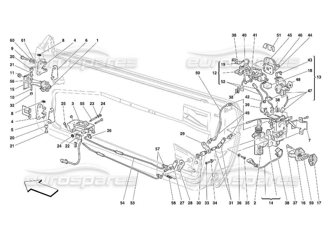 part diagram containing part number 65195200