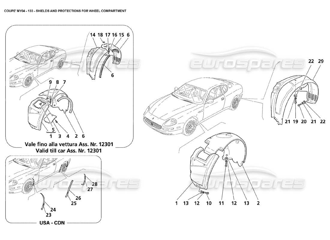 part diagram containing part number 67529200