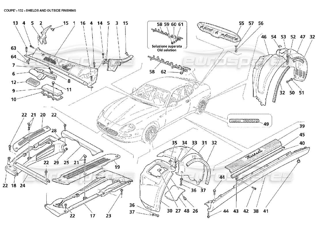 part diagram containing part number 68503400