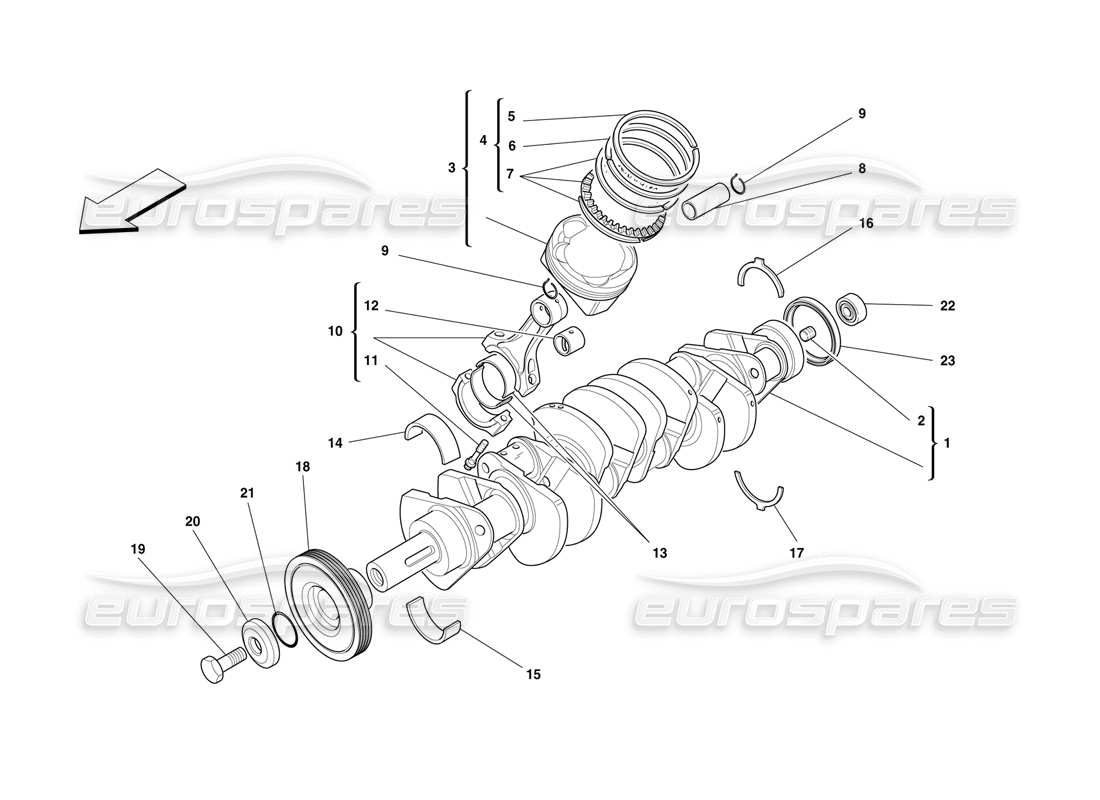 part diagram containing part number 168234