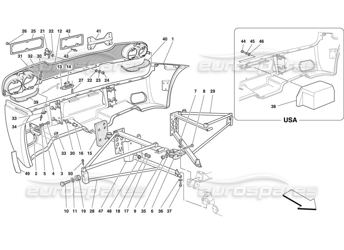 part diagram containing part number 65126900