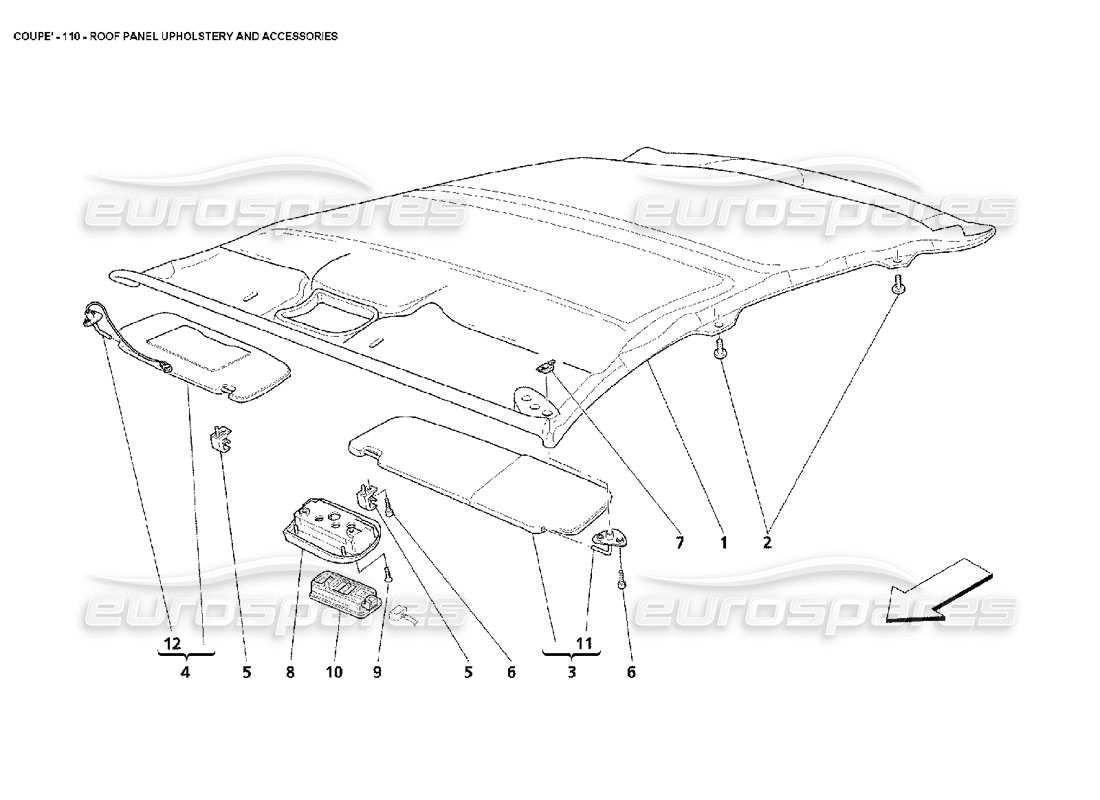 part diagram containing part number 67353800