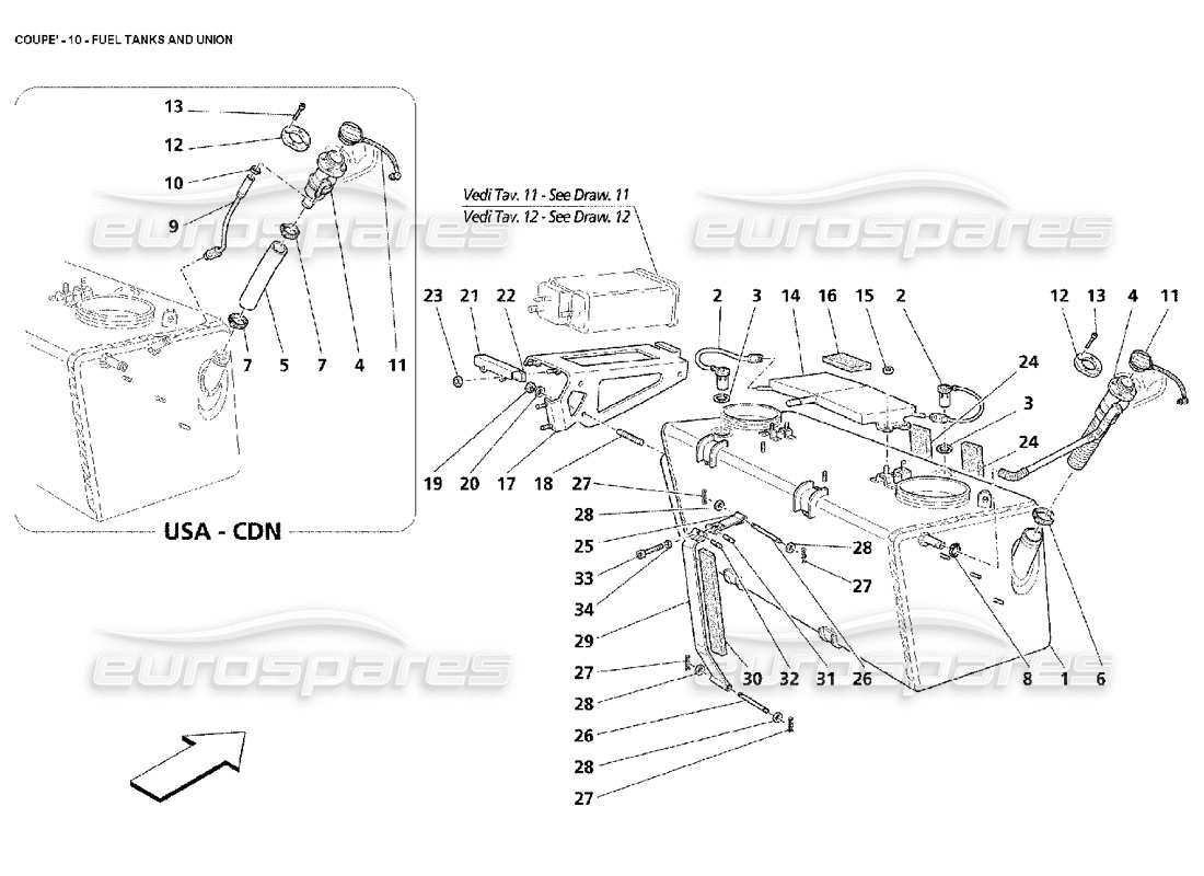 part diagram containing part number 12648206