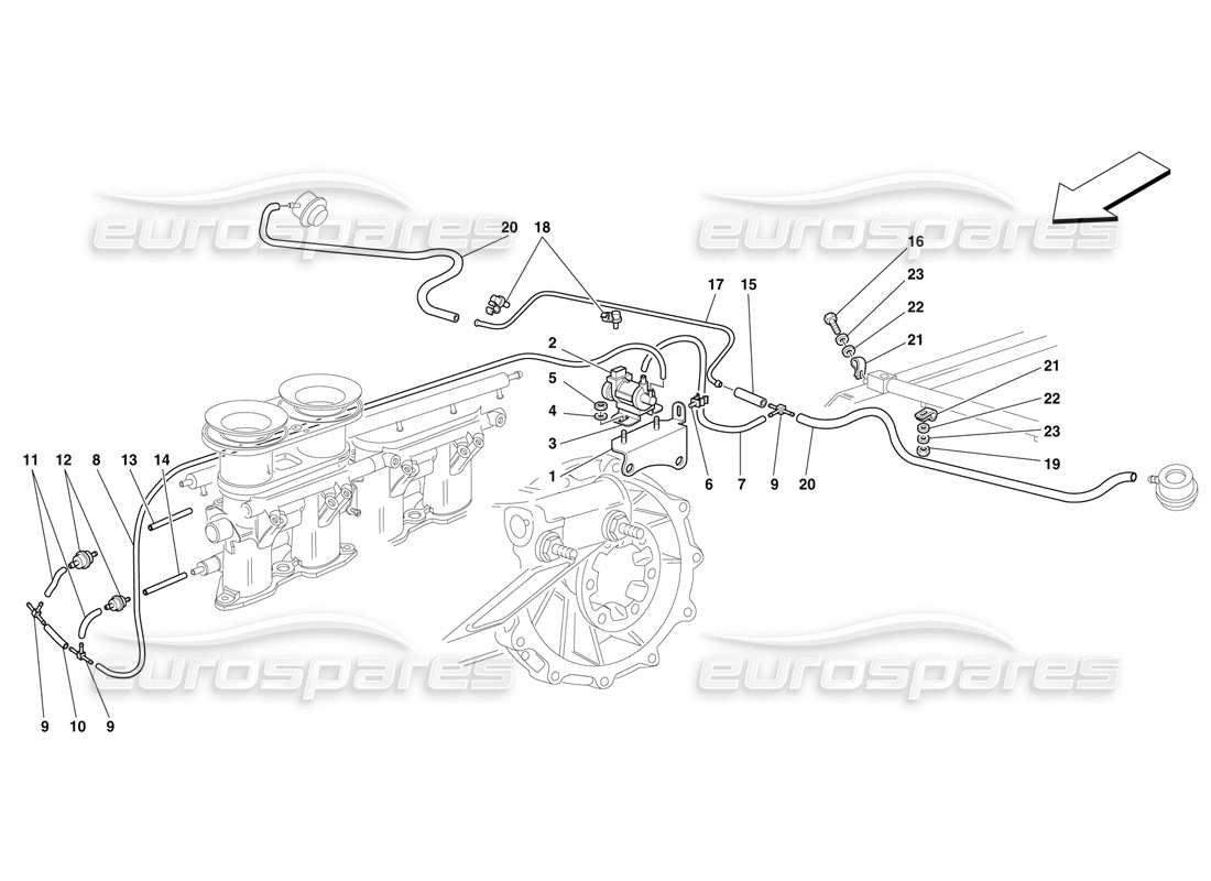 part diagram containing part number 62507200