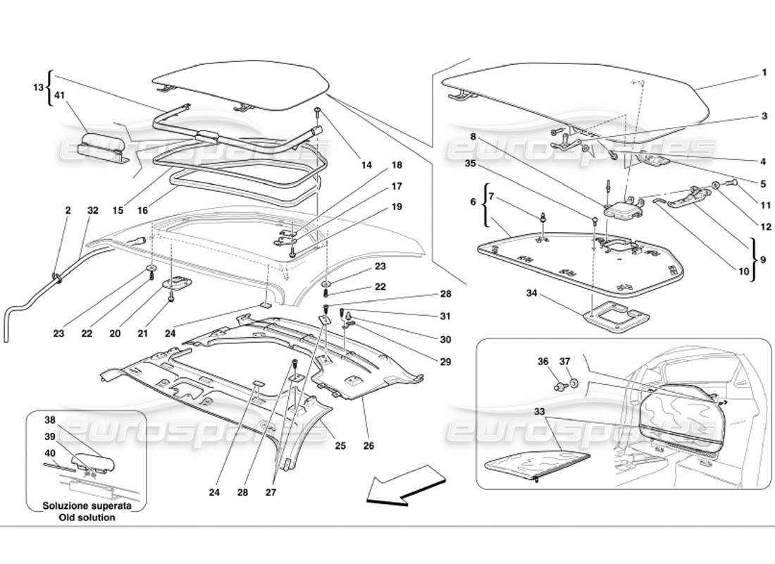 part diagram containing part number 65726211