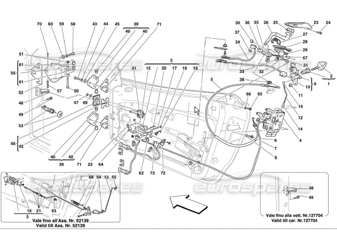 part diagram containing part number 66842800