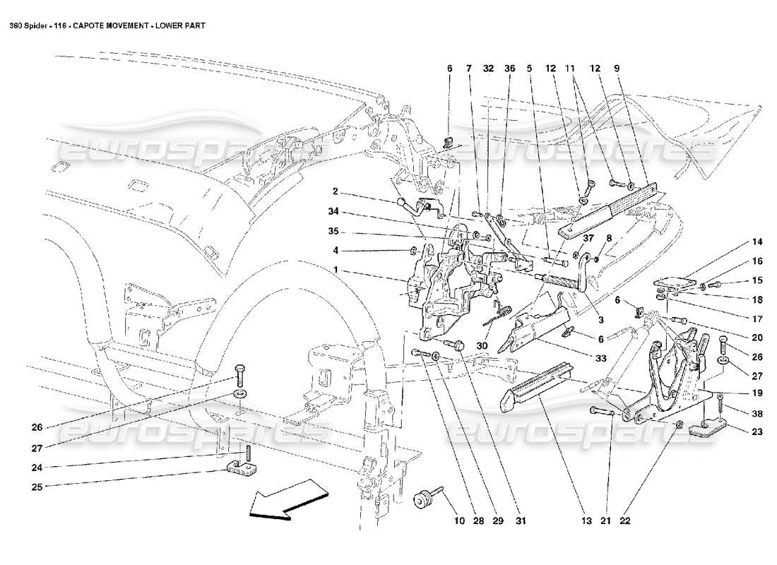 part diagram containing part number 66682000