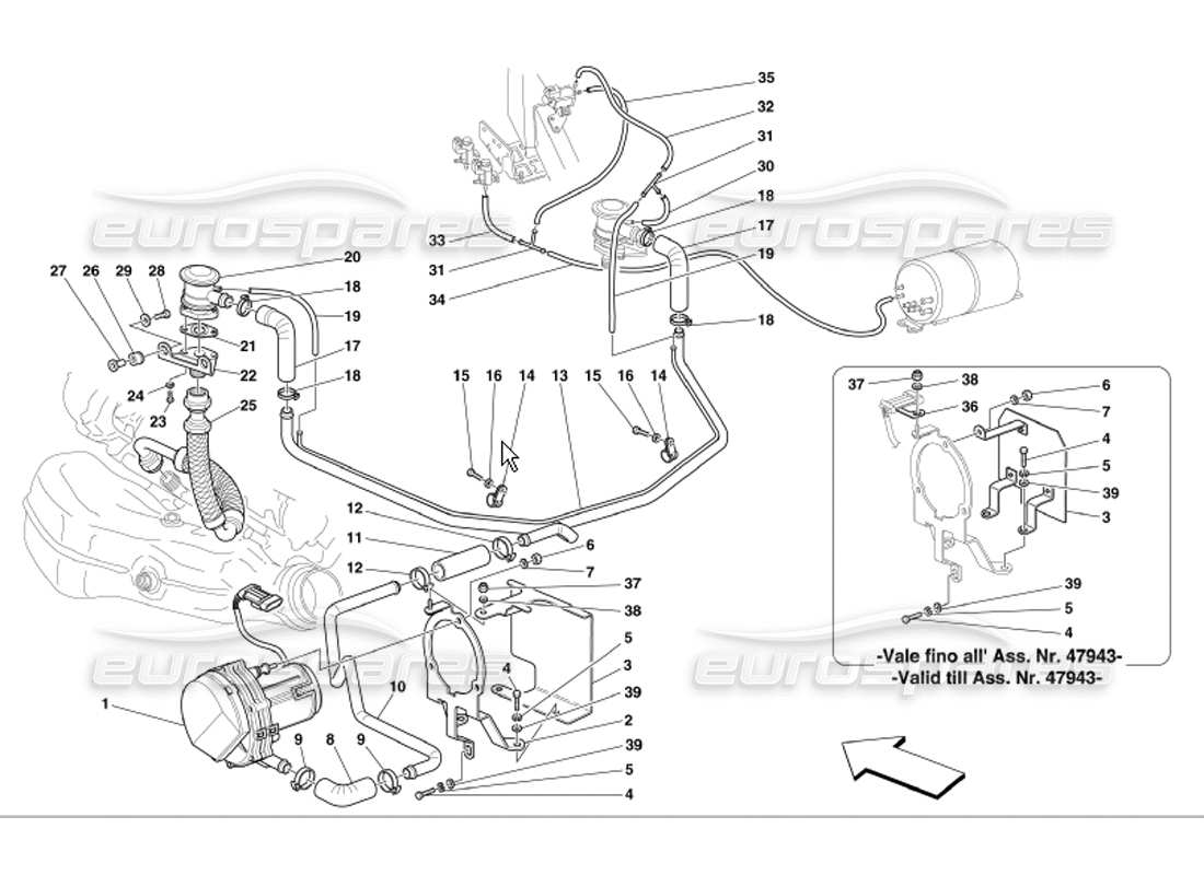 part diagram containing part number 172303