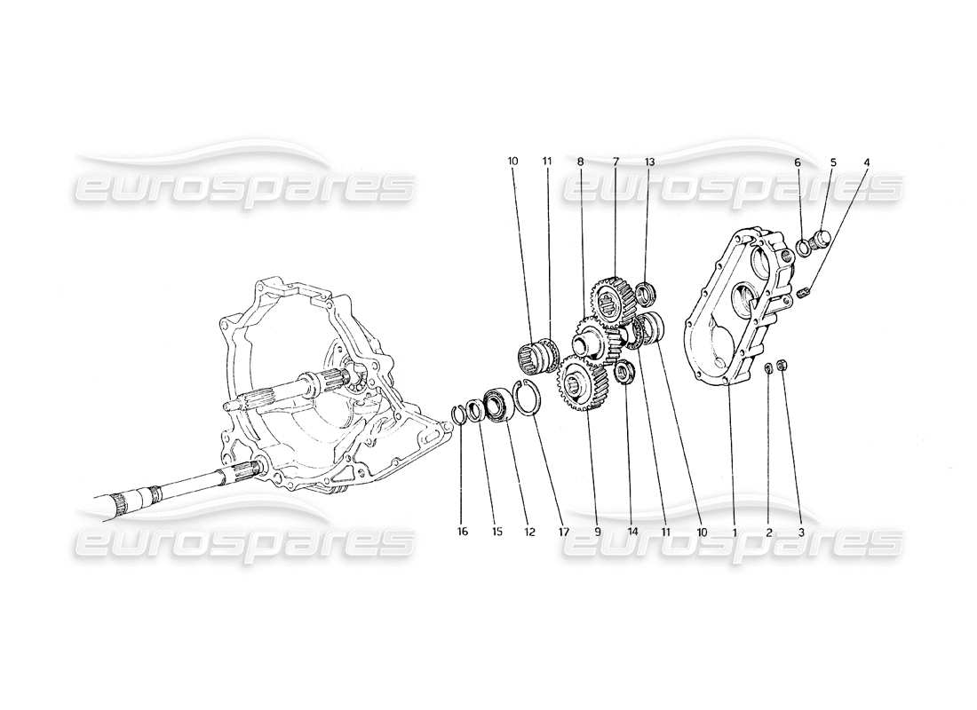 part diagram containing part number 105543