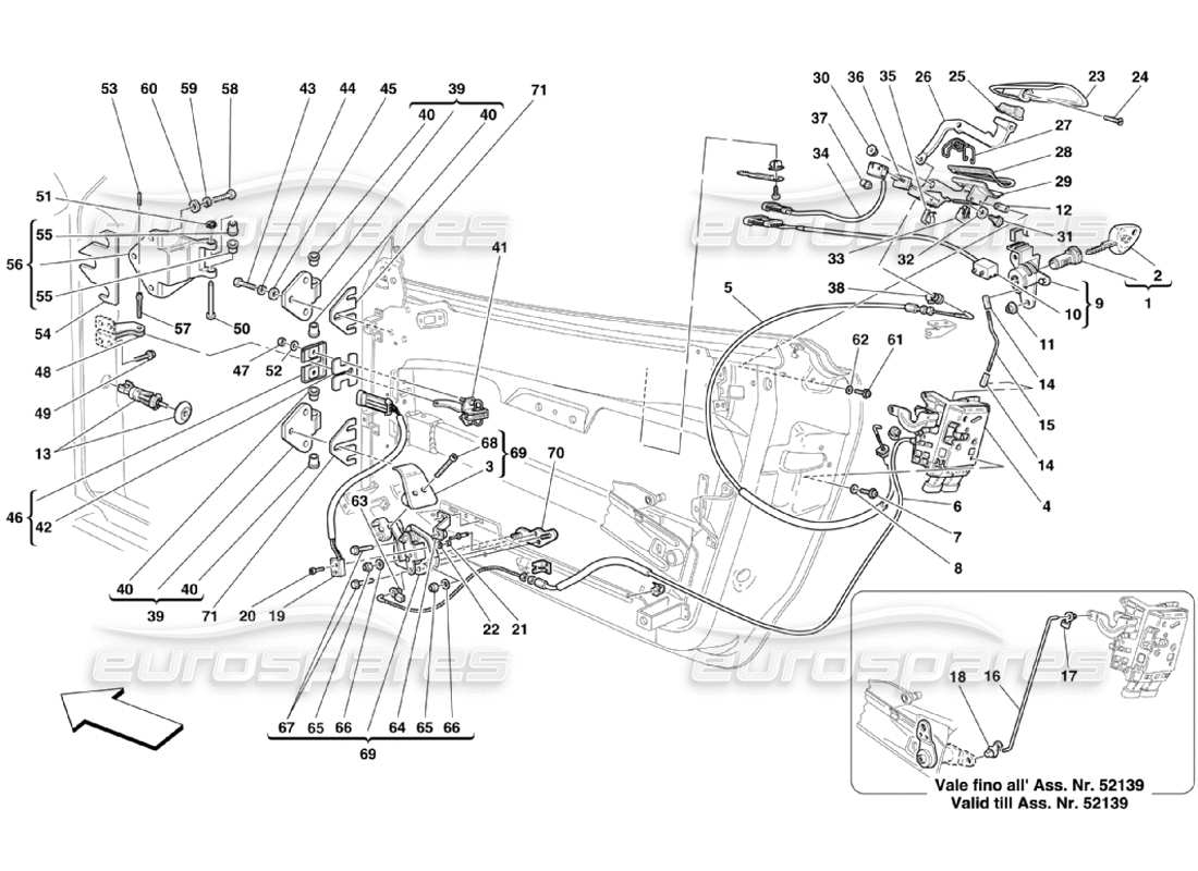 part diagram containing part number 64860410