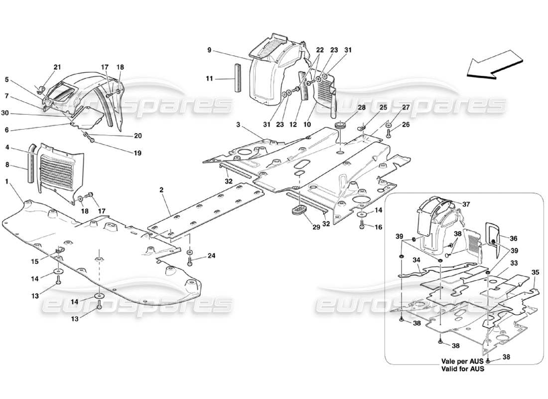 part diagram containing part number 66092500