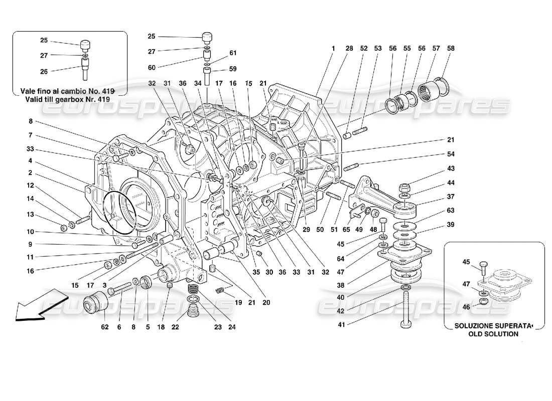 part diagram containing part number 13414691