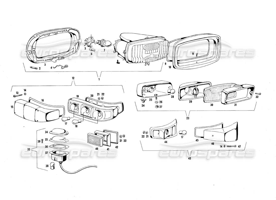 part diagram containing part number 107 bl 58658